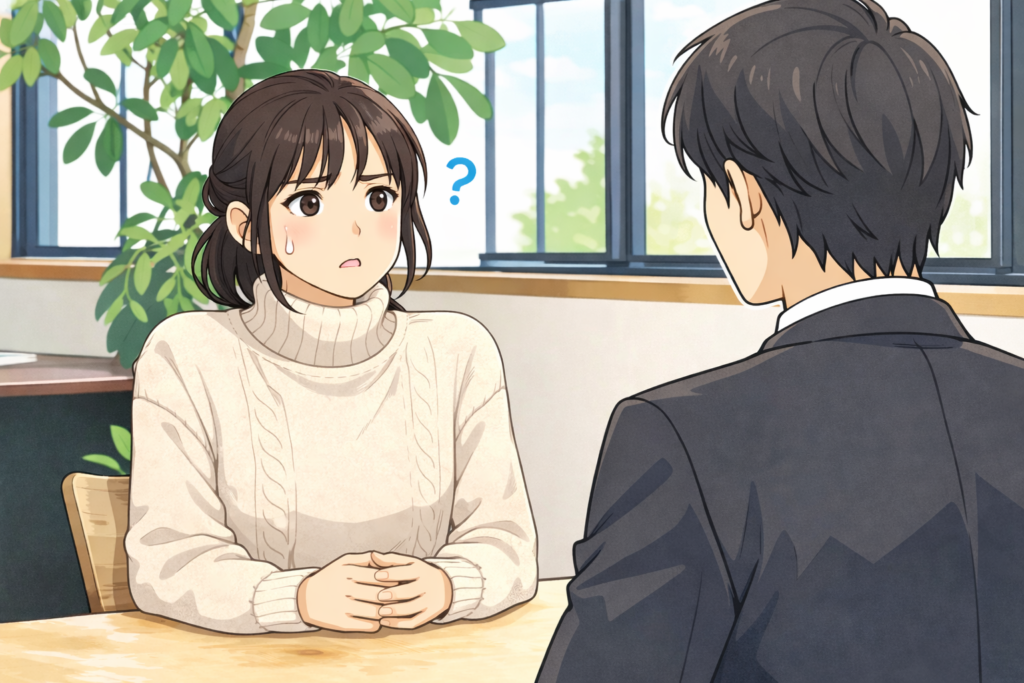 男女_カフェ_会話